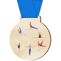 Medal sportowy sportowa gimnastyka dla gimnastyka
