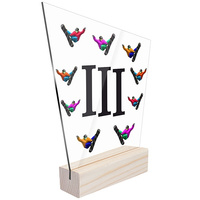 3 miejsce Statuetka sportowa snowboard dla snowboardzisty