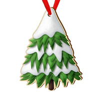 Bombka drewniana na choinkę