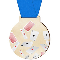 Medal sportowy brydż sportowy 