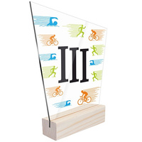 3 miejsce Statuetka sportowa triathlon 