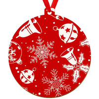 Bombka drewniana na choinkę