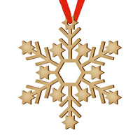 Bombka drewniana na choinkę