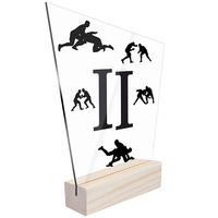 2 miejsce Statuetka sportowa zapasy dla zapaśnika