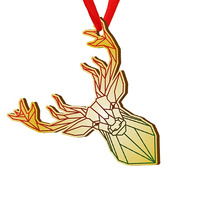 Bombka drewniana na choinkę