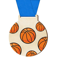 Medal sportowy koszykówka dla koszykarza