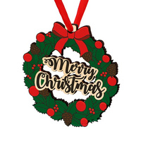 Bombka drewniana na choinkę