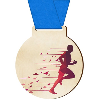 Medal sportowy biegi maraton dla biegacza