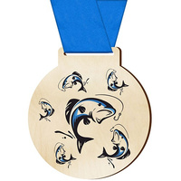 Medal sportowy wędkarstwo dla wędkarza