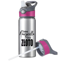 KUBEK BIDON SPORTOWY BUTELKA NA WODĘ SŁOMKĄ UCHWYTEM SURVIVAL