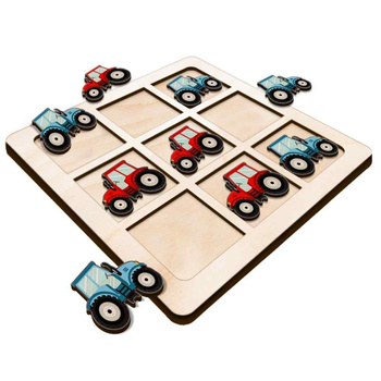 GRA KÓŁKO KRZYŻYK AUTO TRAKTOR