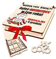 Upominek na Święta gra dla dzieci prezent Mikołaj