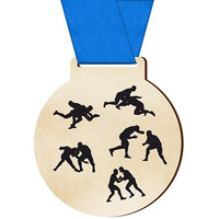 Medal sportowy zapasy dla zapaśnika