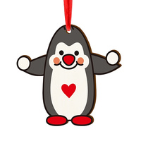 Bombka drewniana na choinkę