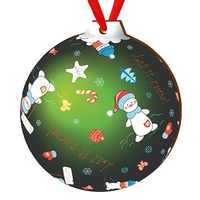 Bombka drewniana na choinkę