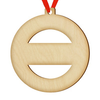 Bombka drewniana na choinkę