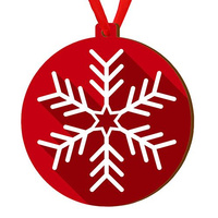 Bombka drewniana zawieszka na choinkę