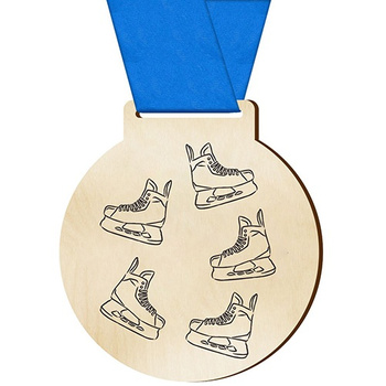 Medal sportowy łyżwiarstwo szybkie dla łyżwiarza