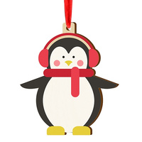 Bombka drewniana na choinkę